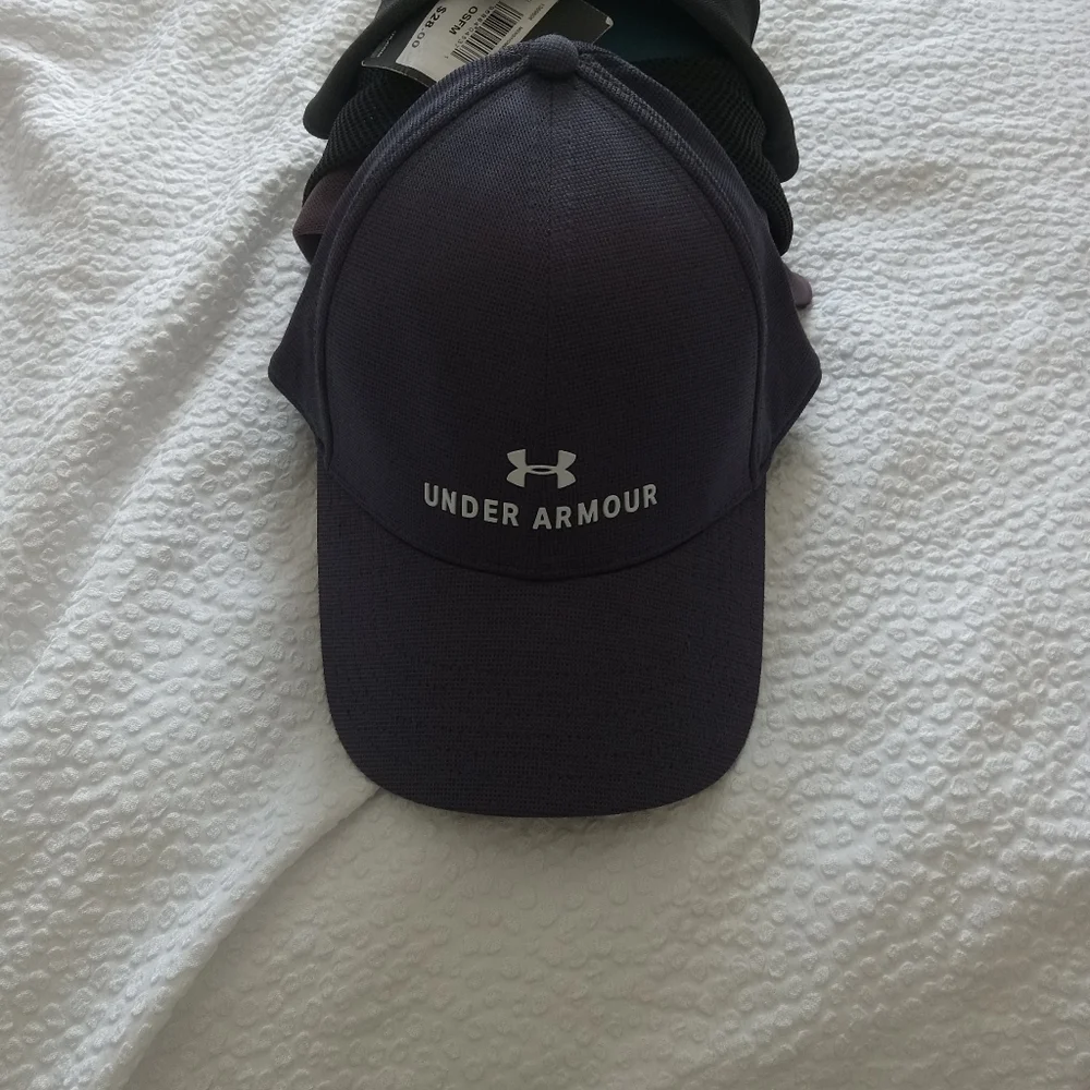 Under Armour Hat Adult Gray One Size Adjustable Golfing Casual Men's